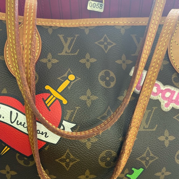 Louis Vuitton Limited Edition Monogram Patches Neverfull - Picture 2 of 8